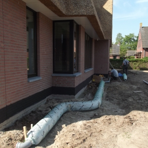 Drenotube drainage in Horst aan de Maas